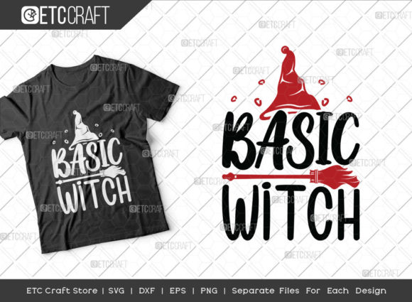 Basic Witch SVG Cut File Ghost SVG for Crafts & Graphics