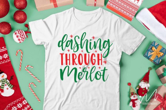 Dashing Through Merlot SVG Cut Files: Graphics for Crafts