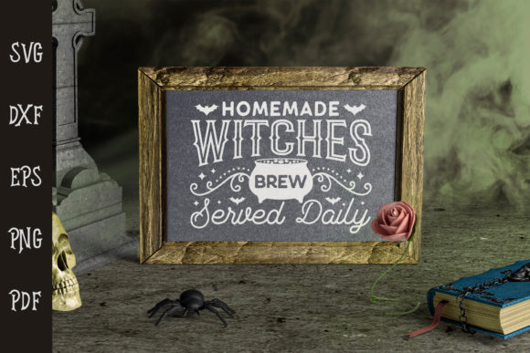 Homemade Witches Brew SVG: Graphics for Crafts & Content
