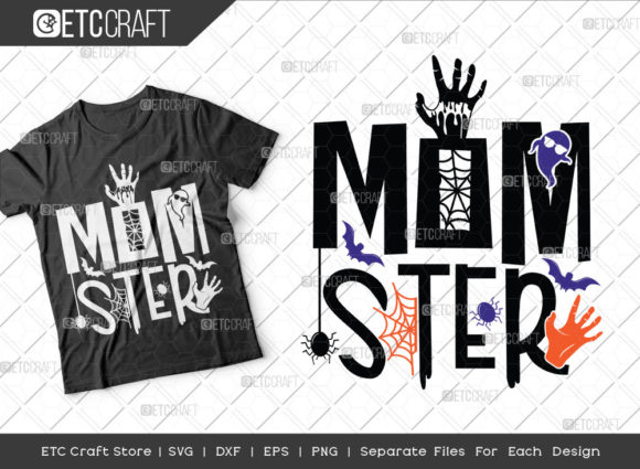 Momster SVG Cut File Halloween Svg