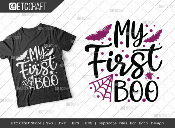 My First Boo SVG Cut File First Graphics & Crafts