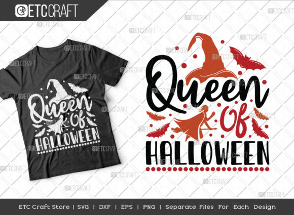 Queen of Halloween SVG Cut File Queen: Graphics & Crafts