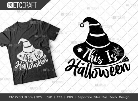This Is Halloween SVG Cut File Ghost: Graphics for Crafts